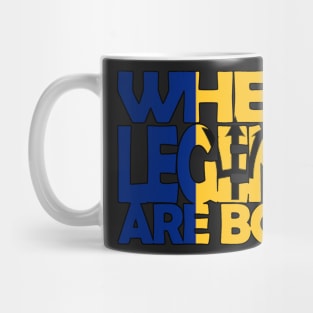 Flag of Barbados - Where Legends Are Born  - Soca Mode Mug